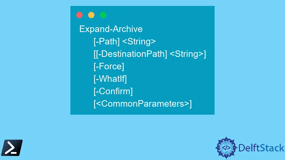 Décompresser PowerShell