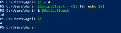 在 PowerShell 中调用运算符