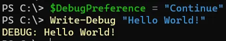 echo equivalente en powershell - salida 2