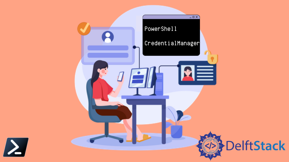 Use Credential Manager Module in PowerShell