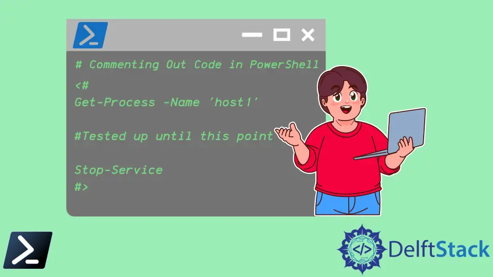 Auskommentieren von Code in PowerShell