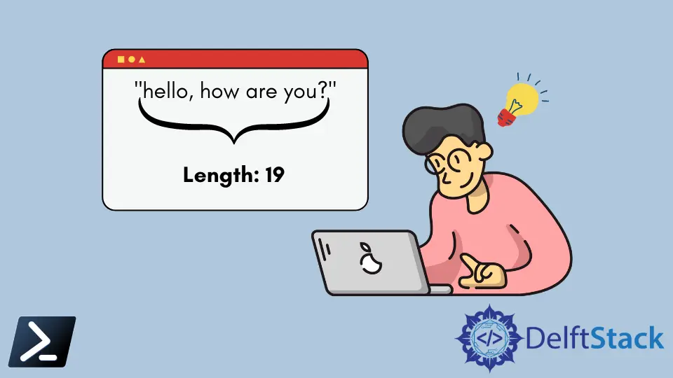 How to Get String Length of a Variable in PowerShell