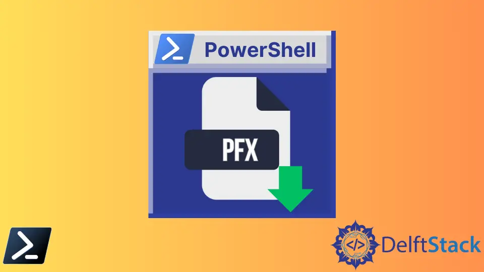PowerShell을 사용하여 PFX 인증서 설치