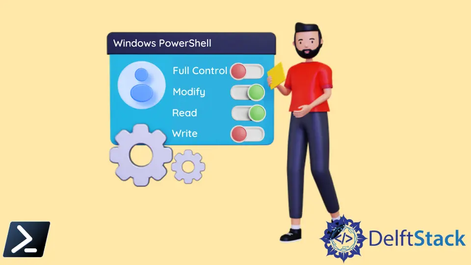 使用 PowerShell 管理 ACL 許可權