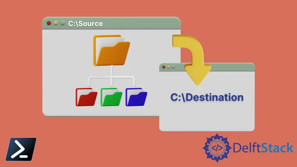 How to Copy Folder With Subfolders in PowerShell