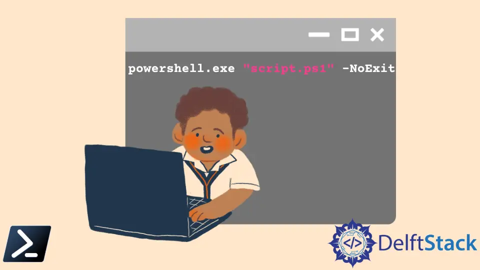 Mantener abierta la consola de PowerShell después de la ejecución del script