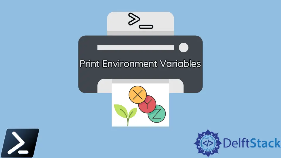Imprimir variables de entorno en Windows PowerShell