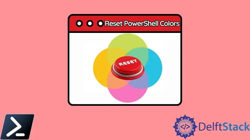 Restablecer colores de PowerShell