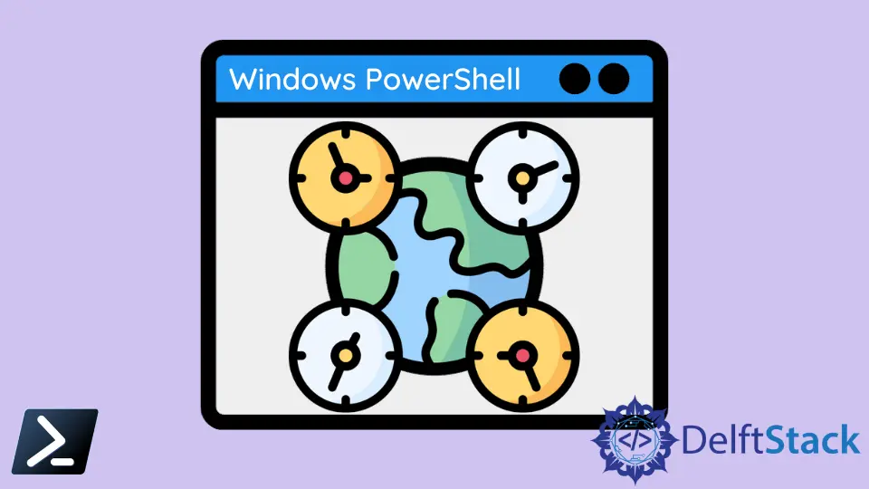 Como definir o fuso horário usando PowerShell