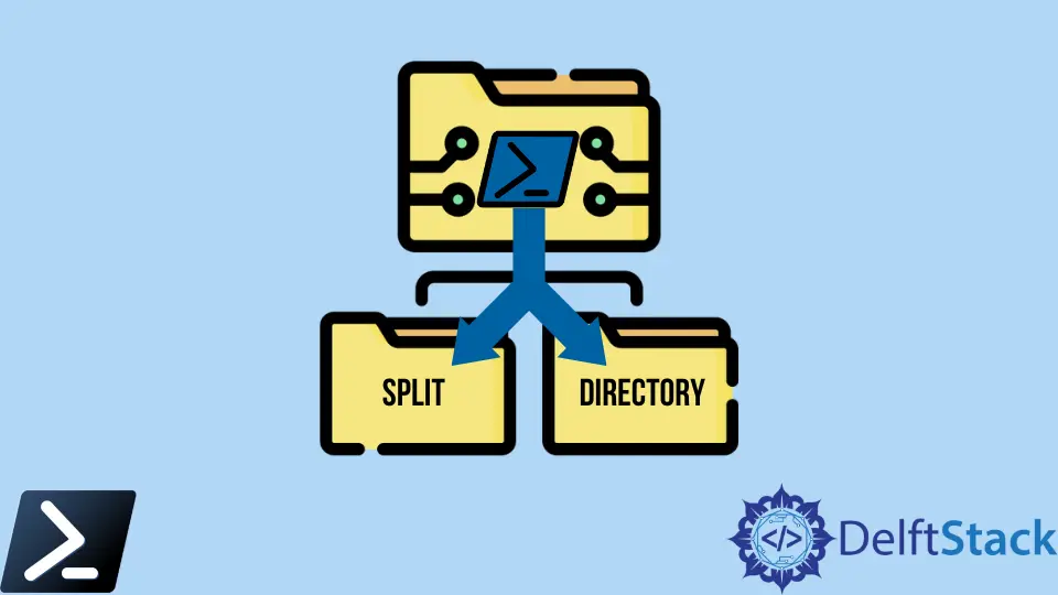 Dividir ruta de directorio en PowerShell