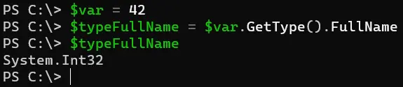 get type powershell - output 4