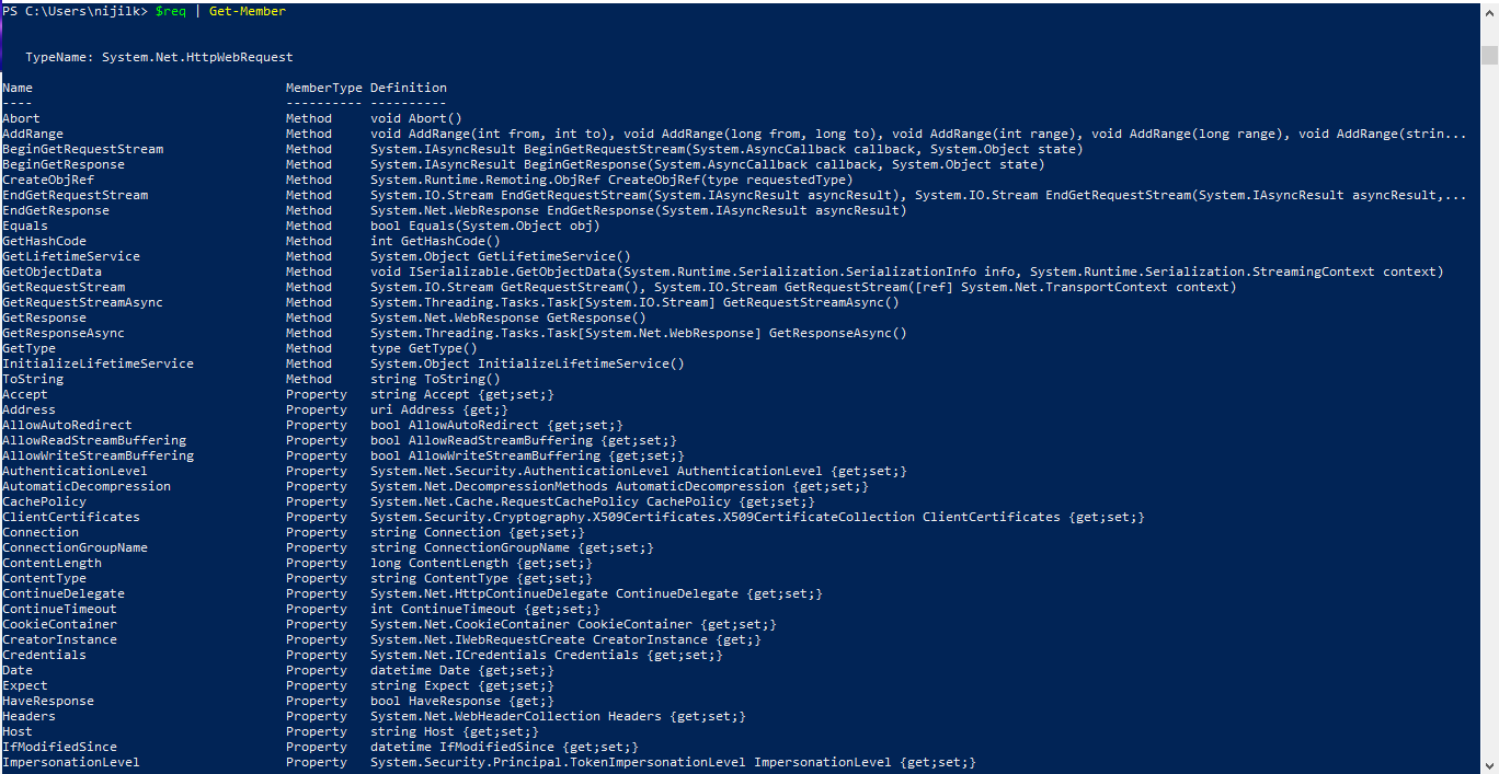 Invoke WebRequest in PowerShell 2.0 - Output 1