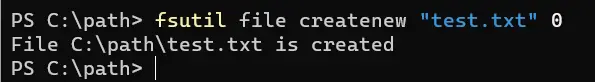 powershell criar arquivo de texto - saída 3
