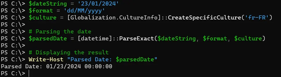 powershell datetime parseexact - output 2