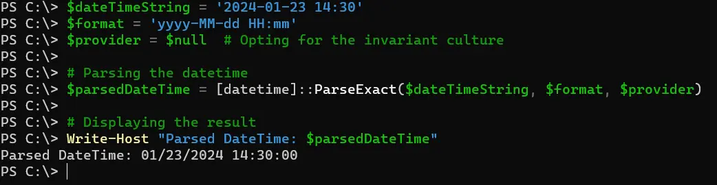 powershell datetime parseexact - output 3