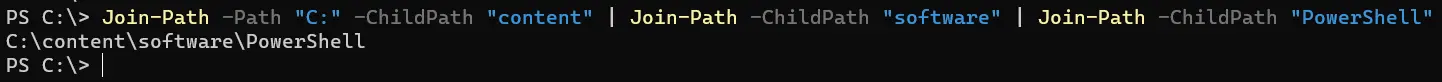 powershell join path - output 2