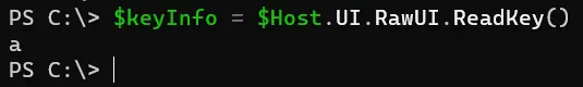 powershell premi un tasto qualsiasi per continuare - output 3