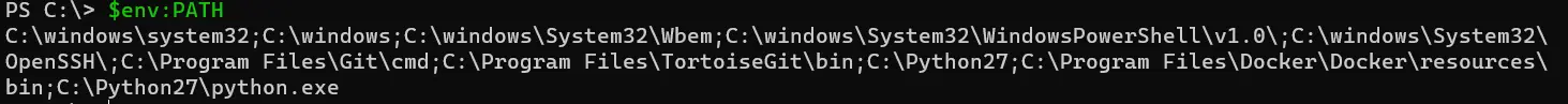 aggiorna le variabili di ambiente powershell - output 3