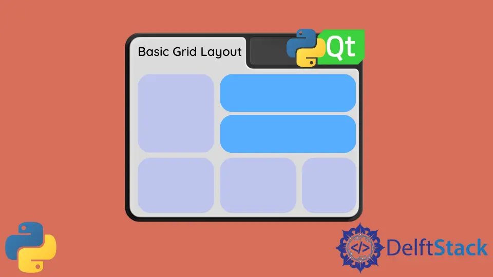 PyQt5 チュートリアル - グリッドレイアウト Grid Layout