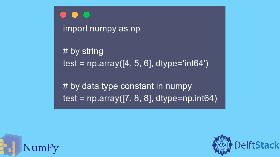 Tutoriel Numpy - Type de données NumPy et conversion