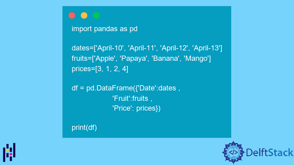 Aggiungi una nuova colonna a DataFrame esistente con valore predefinito in Pandas