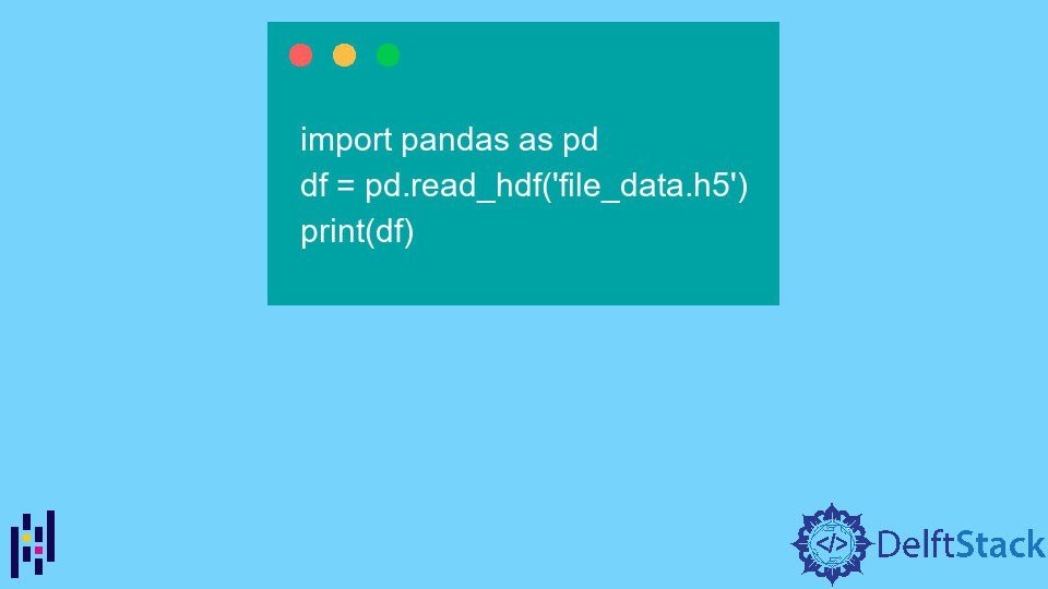 Read HDF5 Files Into Pandas DataFrame