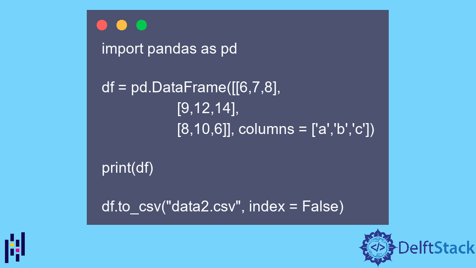 Convert Pandas to CSV Without Index