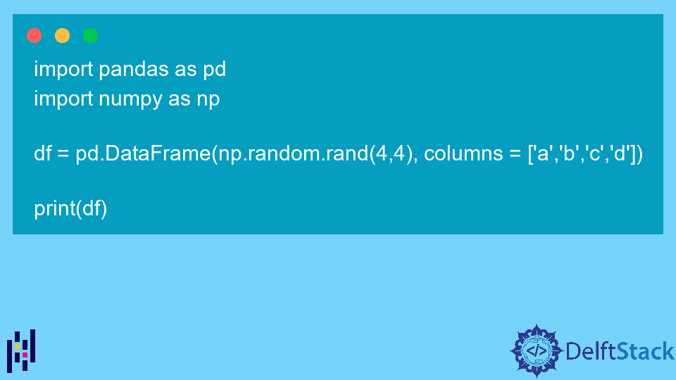 Seleccionar múltiples columnas en Pandas Dataframe