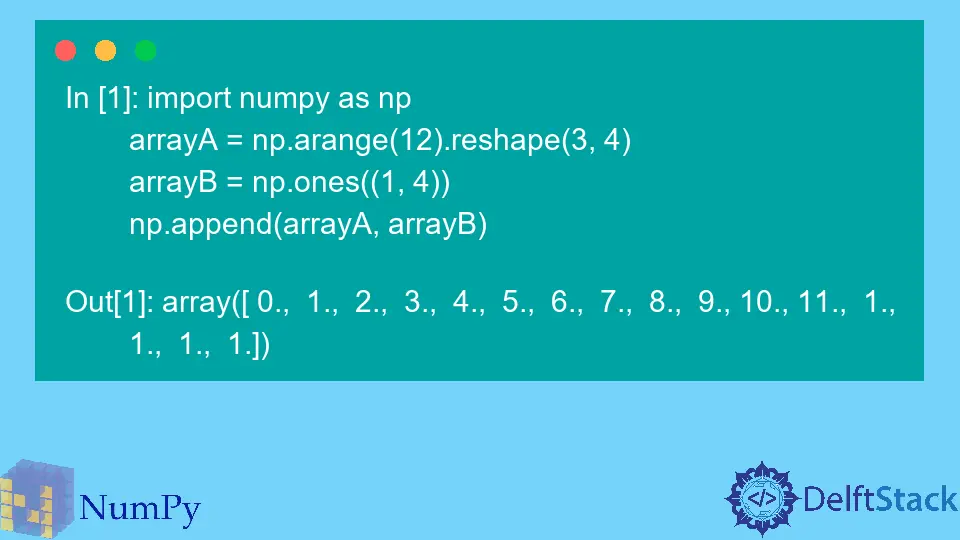 NumPy Tutorial-NumPy 배열 추가