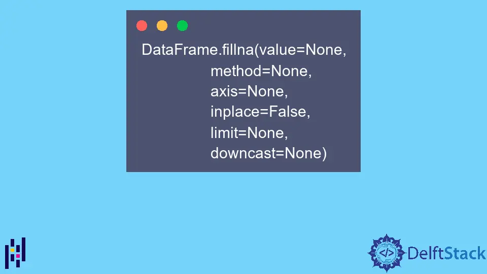 How to Replace NA Values using Pandas fillna()