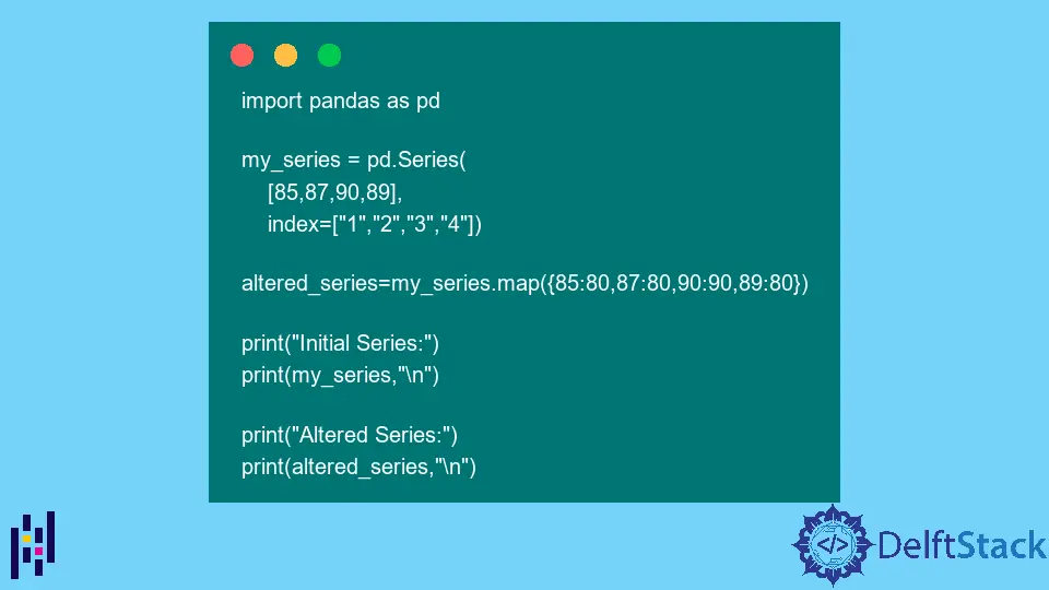 Pandas map Python