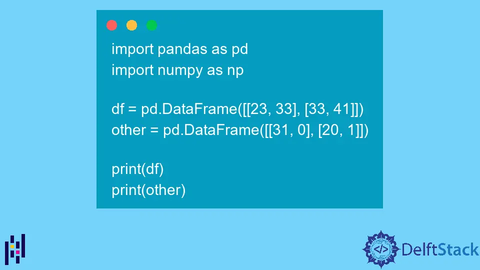 Matrixmultiplikation bei Pandas