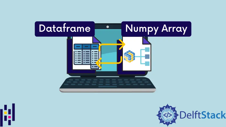 Converti Pandas Dataframe in NumPy Array