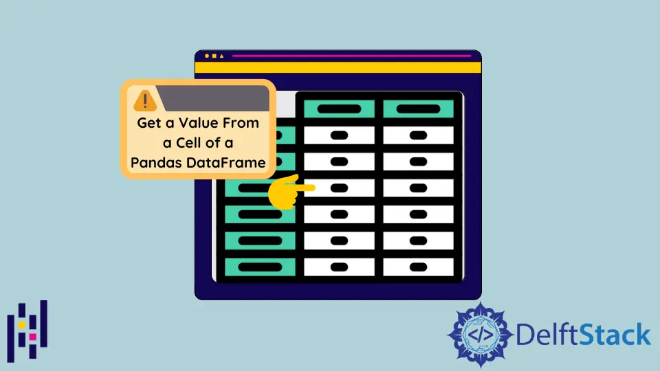 How to Get a Value From a Cell of a Pandas DataFrame