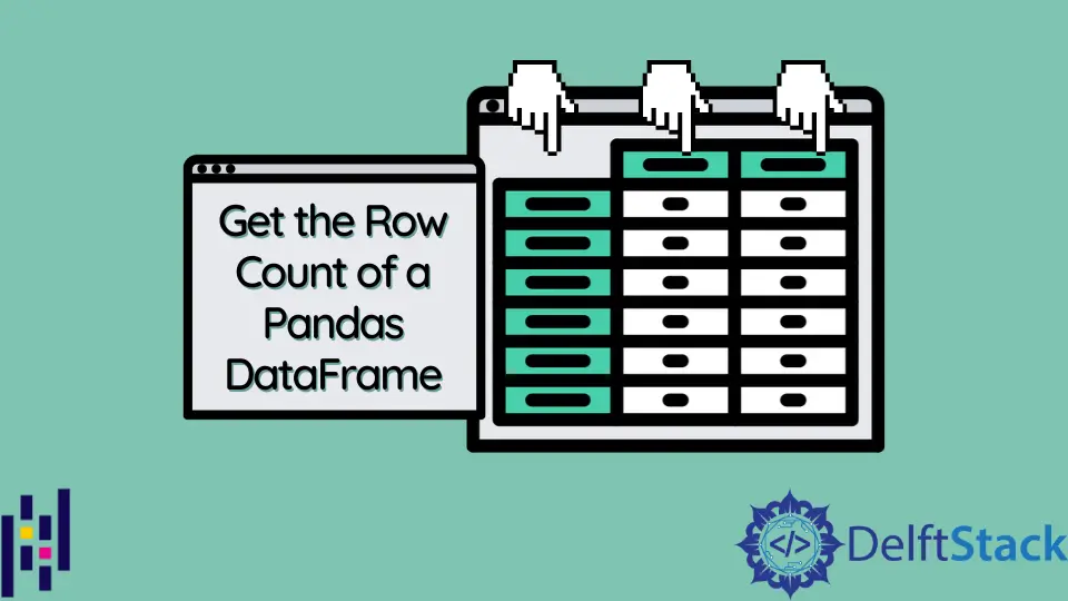 Pandas DataFrame의 행 수를 얻는 방법