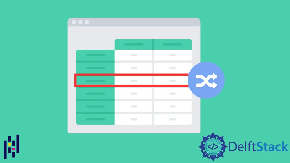 Cómo barajar aleatoriamente filas de DataFrame en Pandas