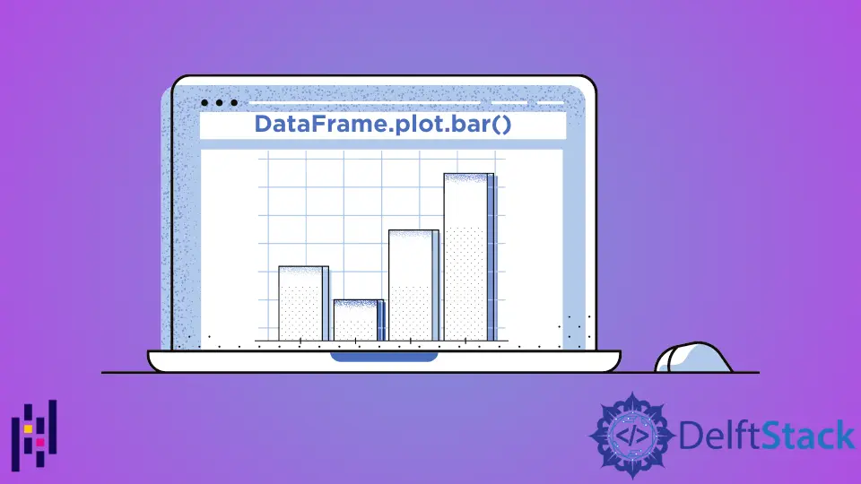Pandas DataFrame DataFrame.plot.bar() 函数