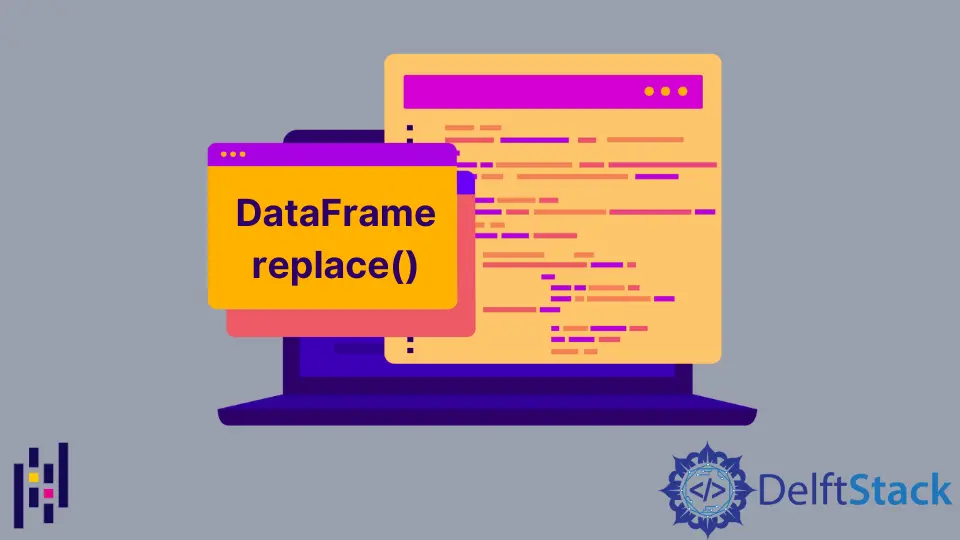 Pandas DataFrame DataFrame.replace() Função