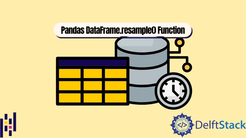 Función Pandas DataFrame.resample()