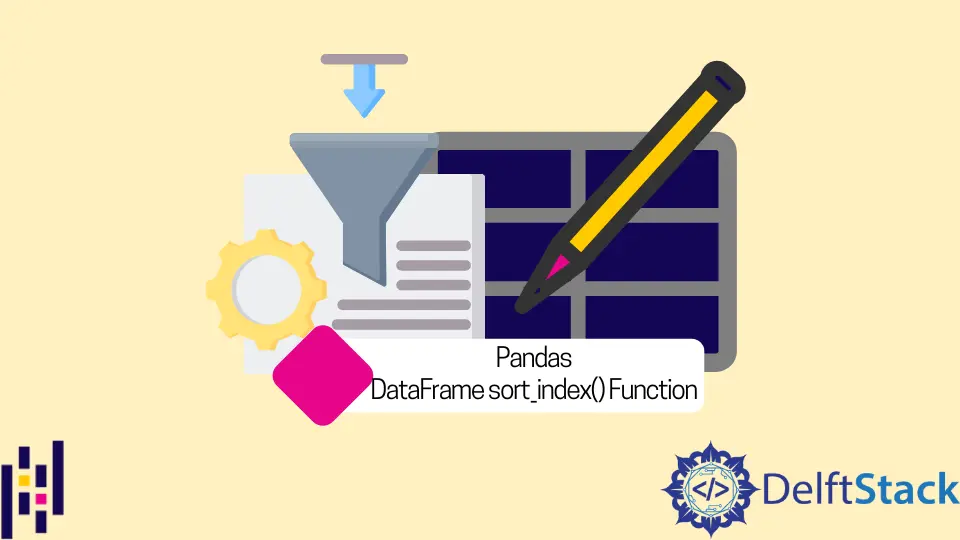 Pandas DataFrame sort_index() 함수