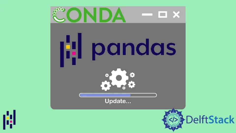 Anaconda에서 Pandas 업데이트