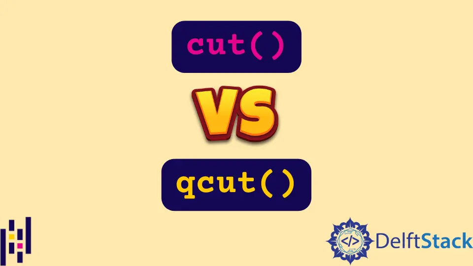 Pandas cut() vs funciones qcut()