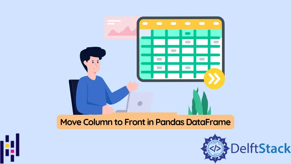 在 Pandas DataFrame 中將列移到前面