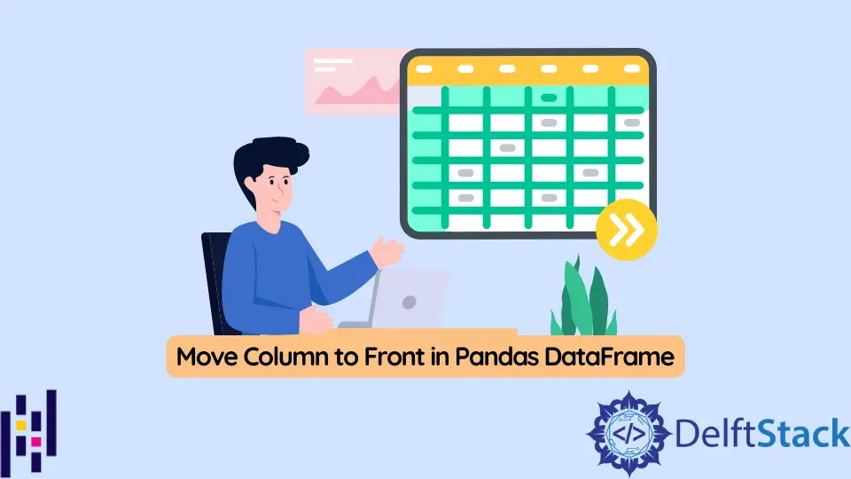 Pandas DataFrame에서 열을 앞으로 이동