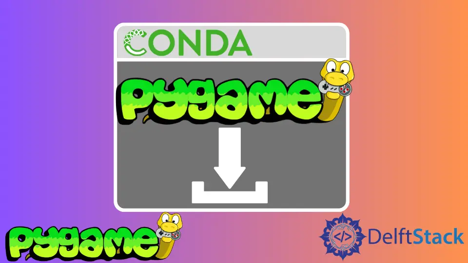 Conda Instalar Pygame