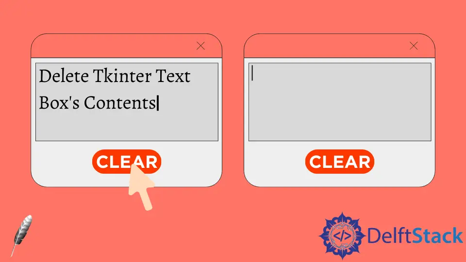 How to Delete Tkinter Text Box's Contents