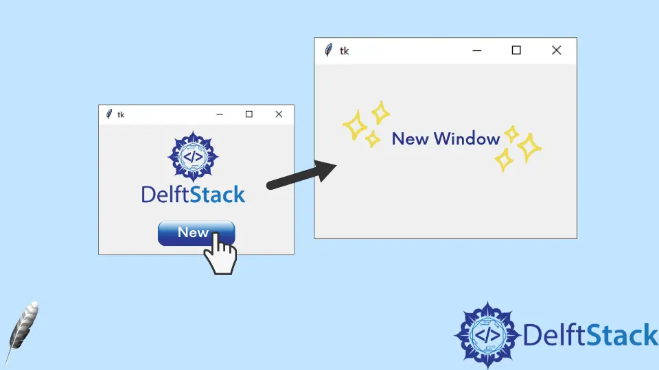 Come creare una nuova finestra cliccando un pulsante in Tkinter