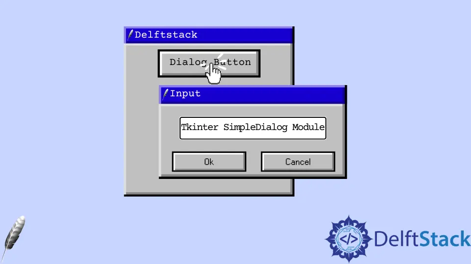 Tkinter SimpleDialog Module