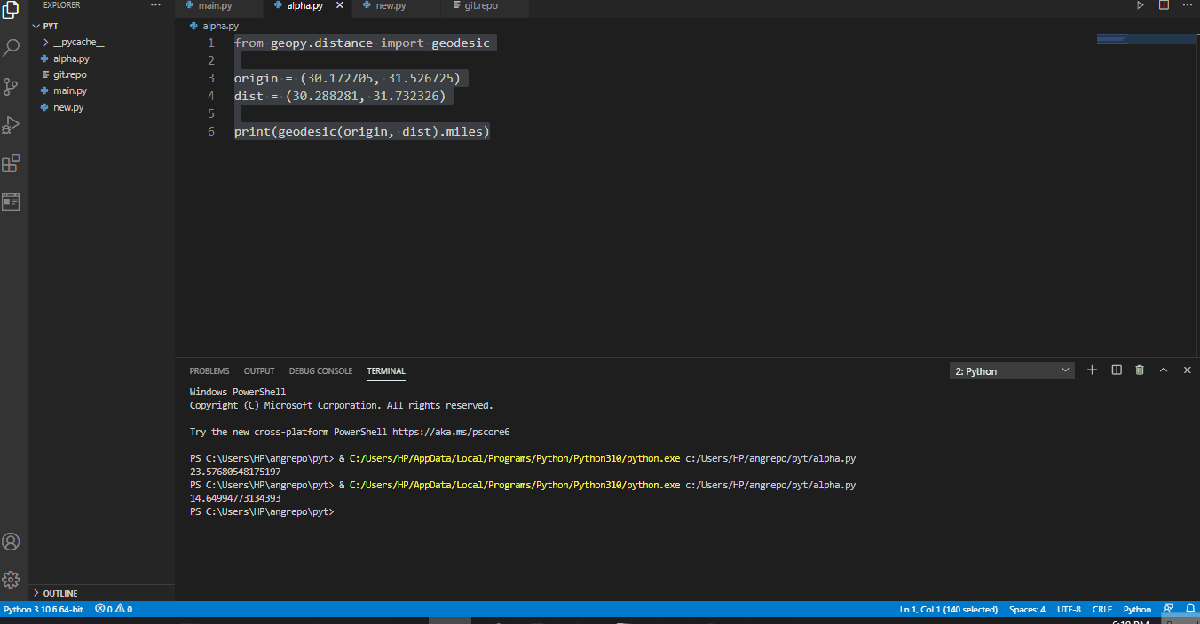 Create an Alias for Python