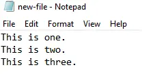 Concatenate Files - Output 2